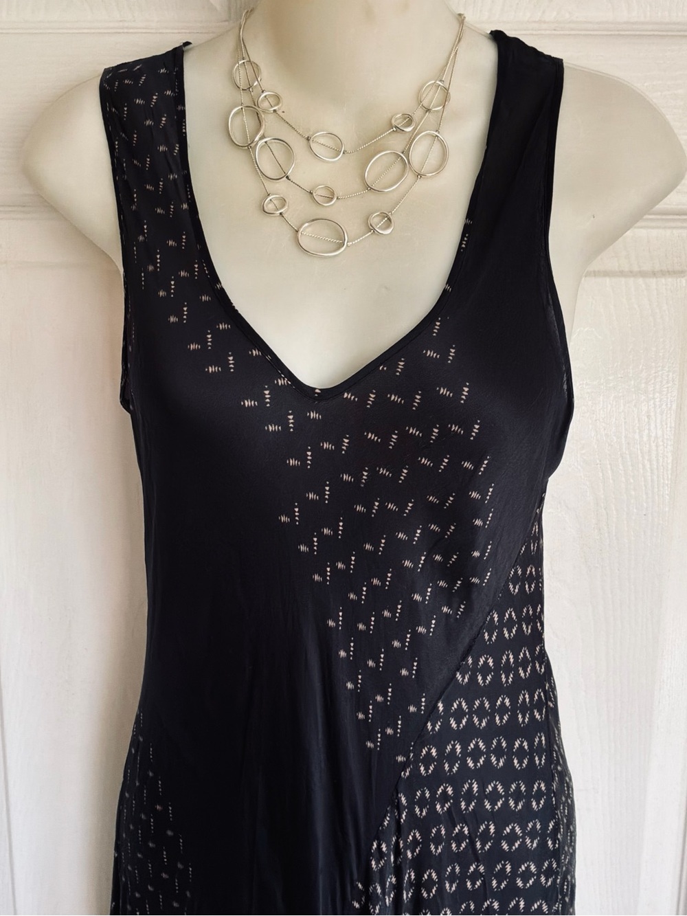 NWOT…JOHNNY WAS/BIYA…silk maxi dress